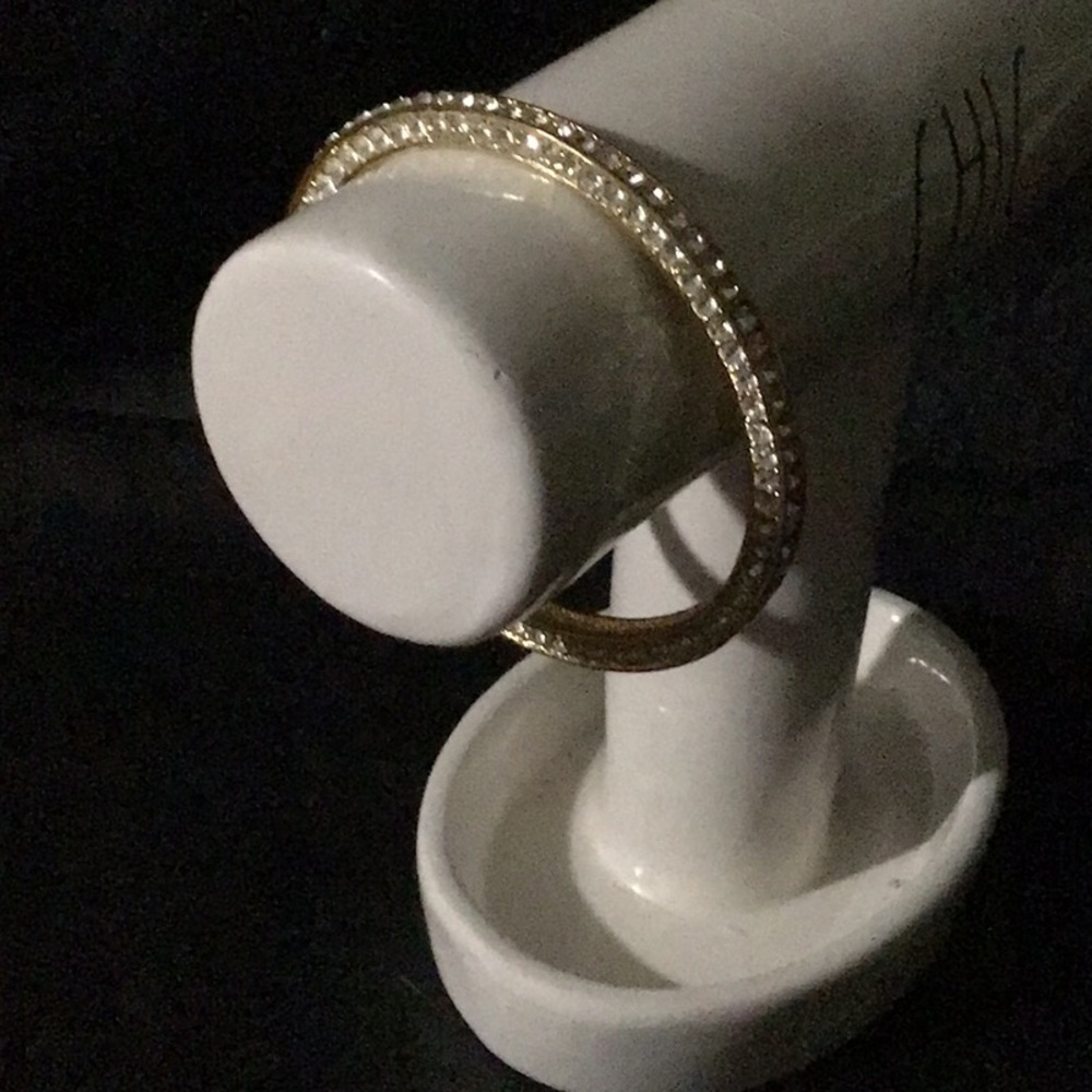 Rhinestone Bangle Bracelet, Beautiful! - image 2